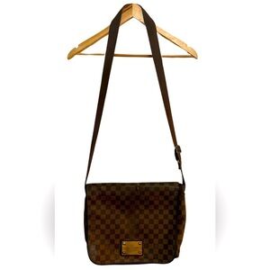 Louis Vuitton Damier Ebene Brooklyn Canvas Bag—2008 France